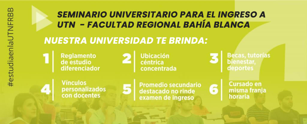 Ingreso a la UTN FRBB
